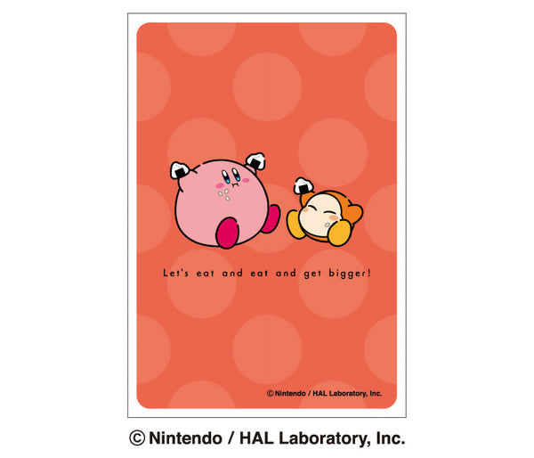 『カービィ』play with ワドルディ キャラクタースリーブミニ いただきまーす!(まんぷく)(ENS-11)