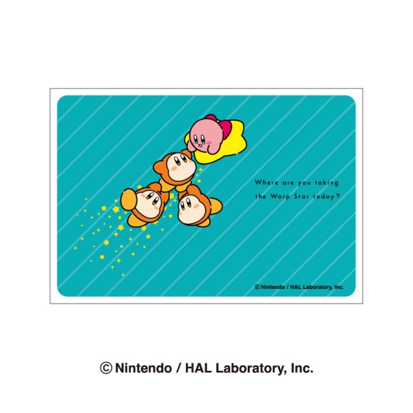 『星のカービィ』カービィ play with ワドルディ キャラクタースリーブミニ ワープスターにのって(4にん) ENS-13【202604再販】