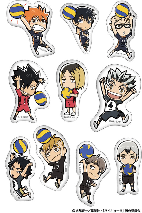 『ハイキュー!!』マシュマロ風シール