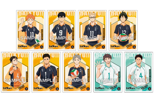 『ハイキュー!!』【食玩】クリアカードコレクションガム5 初回生産限定BOX購入特典付き