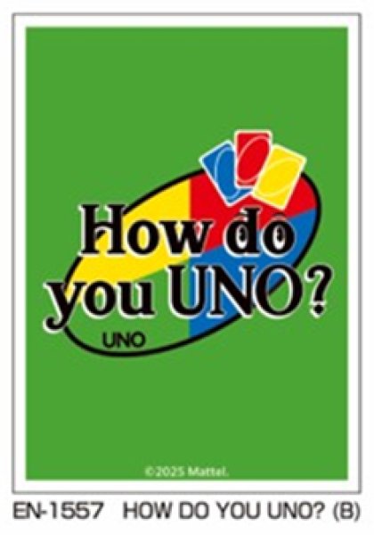 『UNO(TM)』キャラクタースリーブ HOW DO YOU UNO? B EN-1557
