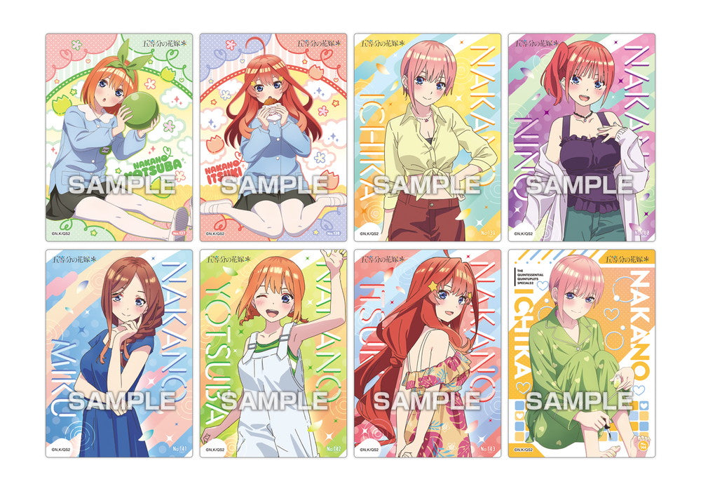 五等分の花嫁*』【食玩】クリアカードコレクションガム5 初回生産限定