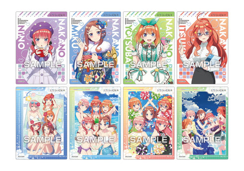 『五等分の花嫁*』【食玩】クリアカードコレクションガム5 初回生産限定BOX購入特典付き