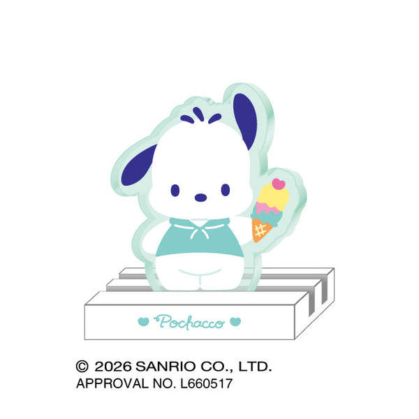 『サンリオキャラクターズ』キャもカもスタンド ポチャッコ