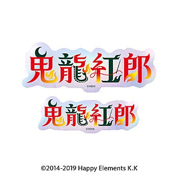 『あんさんぶるスターズ!!』タイポグラフィーステッカー 39 鬼龍紅郎【202512再販】