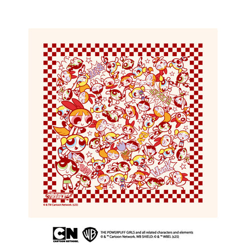 『パワーパフガールズ』バンダナハンカチ 2 チェッカー