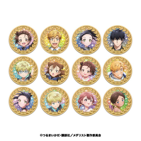 『メダリスト』金メダル風カンバッジ【BOX】