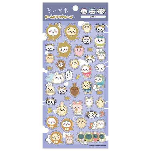 『ちいかわ』ゴールドクリアシール (1)リボン