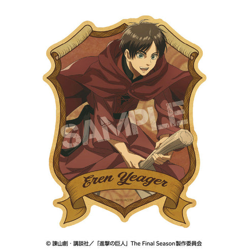 『進撃の巨人』トラベルステッカー 1 エレン(魔法使い)
