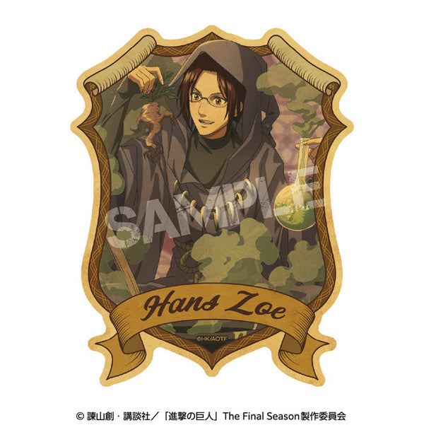 『進撃の巨人』トラベルステッカー 4 ハンジ(魔法使い)