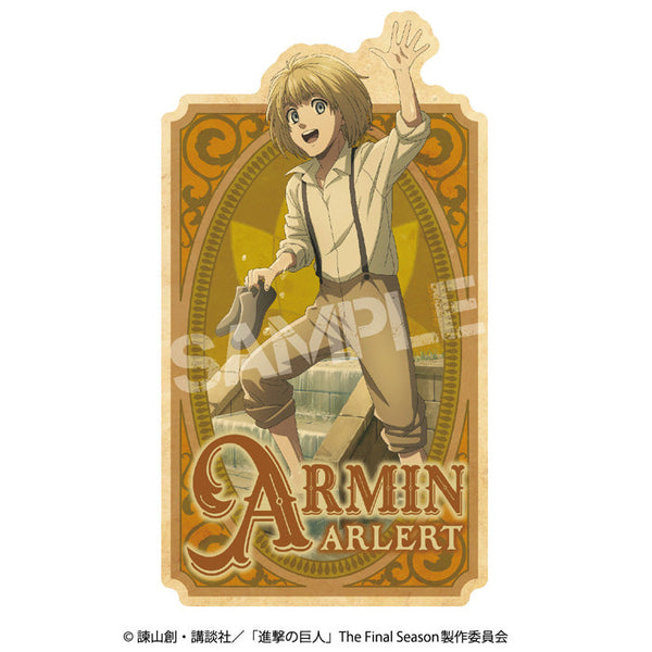 『進撃の巨人』トラベルステッカー 6 アルミン(幼少期)