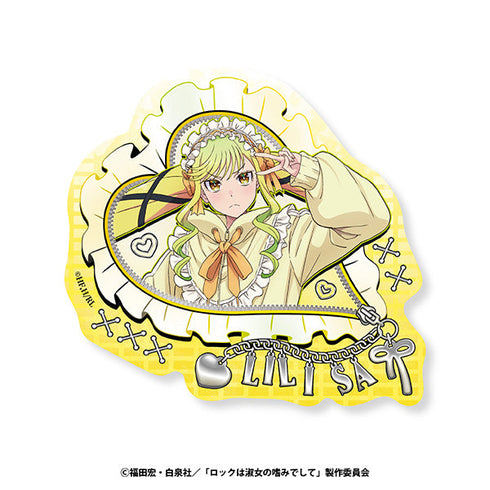 『ロックは淑女の嗜みでして』トラベルステッカー 1 鈴ノ宮りりさA