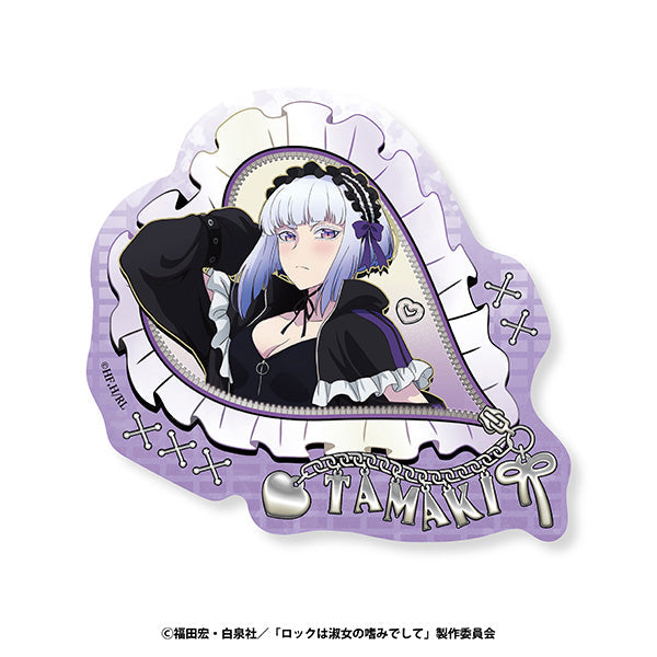 『ロックは淑女の嗜みでして』トラベルステッカー 4 白矢環