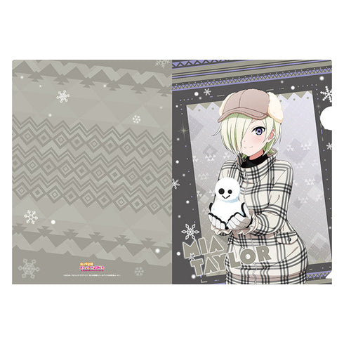 『ラブライブ!虹ヶ咲学園スクールアイドル同好会』A4クリアファイル(ニジガク雪遊び) 12 ミア・テイラー