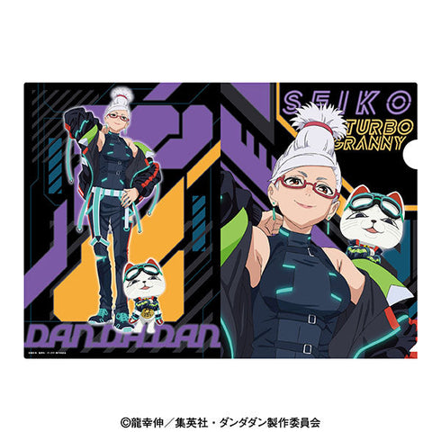 『ダンダダン』A4クリアファイル(CYBER PUNK) 4 星子&ターボババア(招き猫)