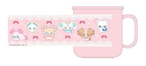 "Petit Cure -Precure Fairies-" Plastic Cup C-1 Pink