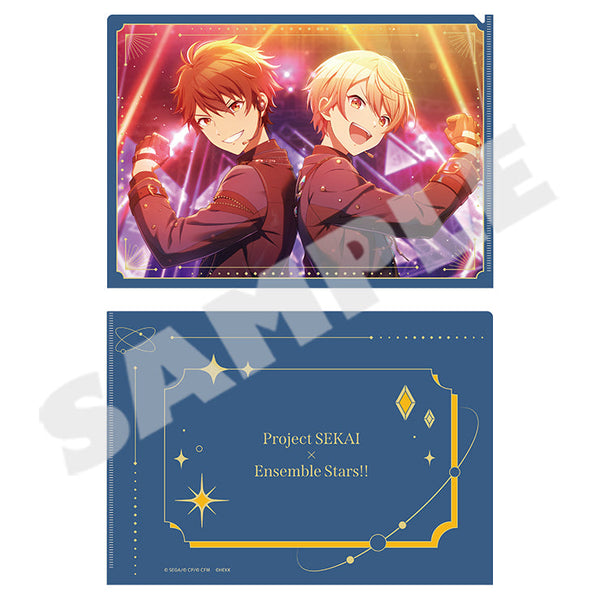 『プロジェクトセカイ カラフルステージ! feat.初音ミク』プロジェクトセカイ カラフルステージ! feat.初音ミク×あんさんぶるスターズ!! クリアファイル 天馬司×守沢千秋