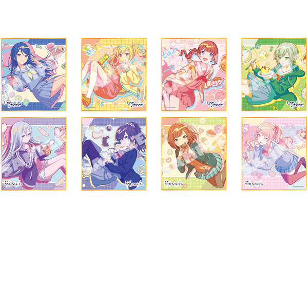 『プロジェクトセカイ カラフルステージ! feat.初音ミク』Anniversary/Birthdayイラスト2023-2024 ミニ色紙コレクション B Leo/need&25時、ナイトコードで。【BOX】