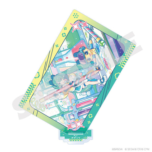 『プロジェクトセカイ カラフルステージ! feat. 初音ミク』プロジェクトセカイ カラフルステージ! feat. 初音ミク×たまごっち カード型アクリルスタンド 初音ミク×まめっち2