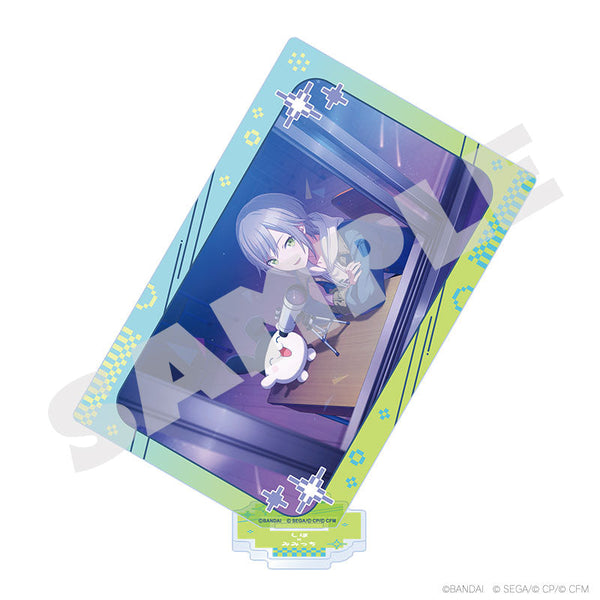 『プロジェクトセカイ カラフルステージ! feat. 初音ミク』プロジェクトセカイ カラフルステージ! feat. 初音ミク×たまごっち カード型アクリルスタンド 日野森志歩×みみっち1