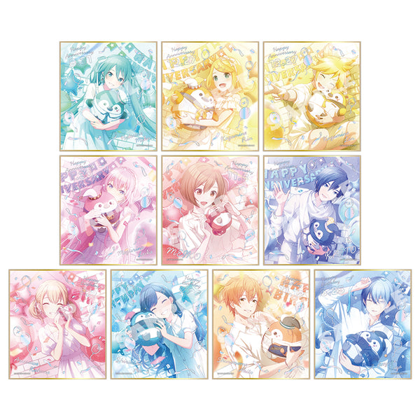 『プロジェクトセカイ カラフルステージ! feat. 初音ミク』プロジェクトセカイ カラフルステージ! feat.初音ミク Anniversary/Birthdayイラスト2024-2025 ミニ色紙コレクション A バーチャル・シンガー&Vivid BAD SQUAD【BOX】