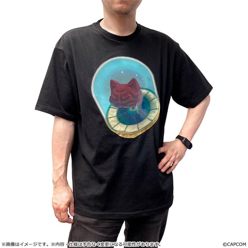 『モンスターハンター』モンスターハンターワイルズ ププロネコブレイン Tシャツ L