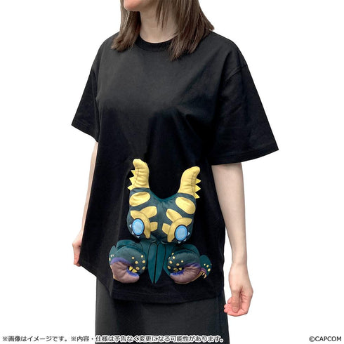 『モンスターハンター』モンスターハンターワイルズ 飛び出すTシャツ ヌ・エグドラ L