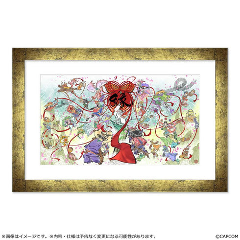 《大神》20周年纪念艺术品 带画框的角色精美海报