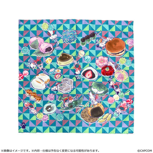 《大神》20周年纪念 复刻艺术企划 包袱布——岛崎麻里 作品(源自《大神》12周年纪念)