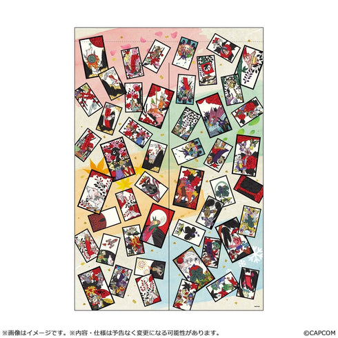 『大神』20周年記念 復刻アート企画 桜花札暖簾 -絶景版 花あそびより-