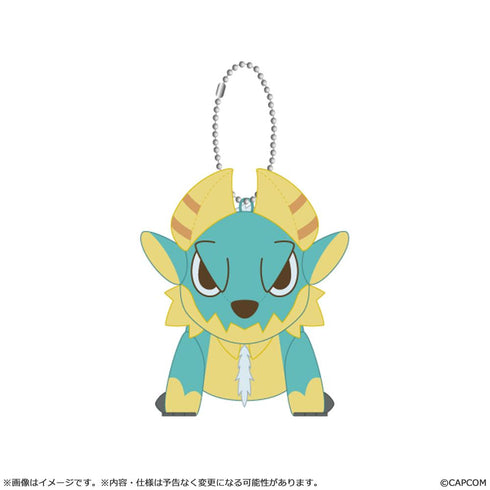 "Monster Hunter" Mon-de-fo Mascot Keychain: Zinogre