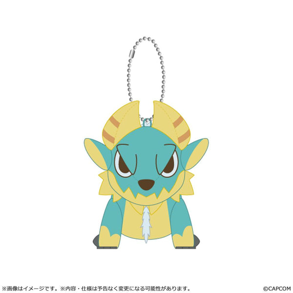 《怪物猎人》Mon-de-fo 吉祥物钥匙扣 金狼
