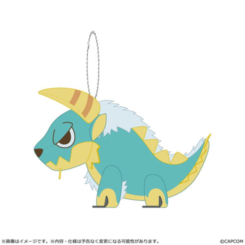 "Monster Hunter" Mon-de-fo Mascot Keychain: Zinogre