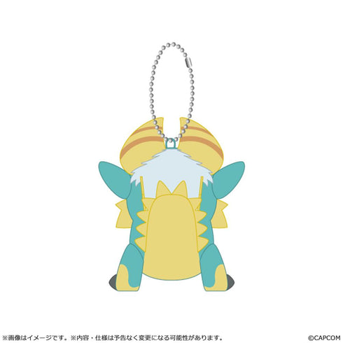 "Monster Hunter" Mon-de-fo Mascot Keychain: Zinogre