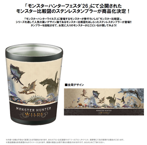 《怪物猎人:野性》怪物对比图 不锈钢杯