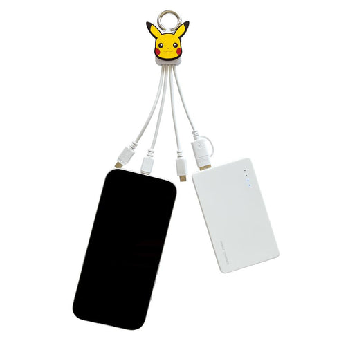 『ポケットモンスター』3in2 マルチ充電ケーブル ピカチュウ2