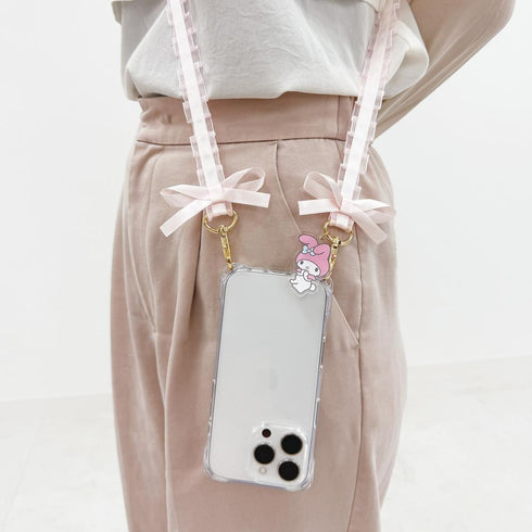 『サンリオキャラクターズ』フリルリボンショルダーストラップ マイメロディ