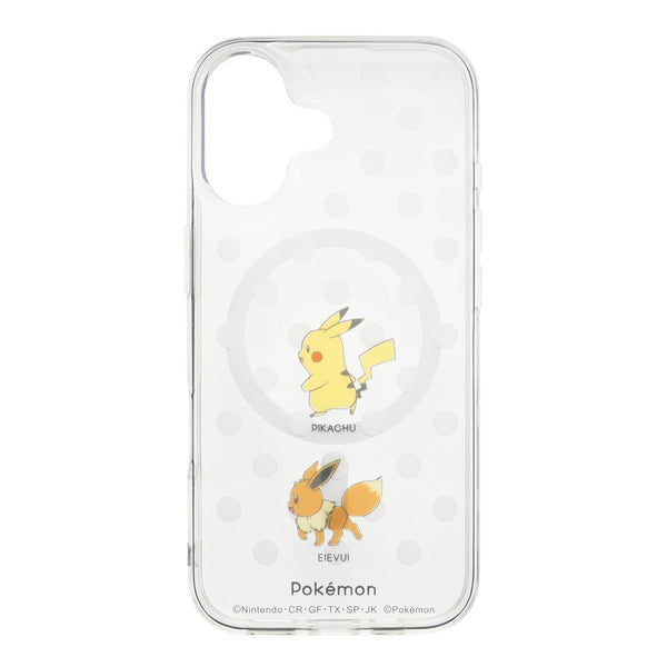 『ポケットモンスター』iPhone17対応 MagSafe対応ケース ピカチュウ&イーブイ