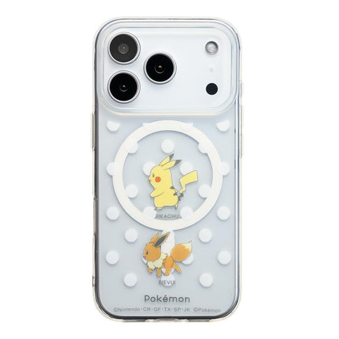 『ポケットモンスター』iPhone17Pro対応 MagSafe対応ケース ピカチュウ&イーブイ