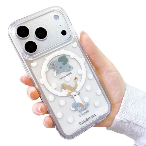 『ポケットモンスター』iPhone17Pro対応 MagSafe対応ケース フシギダネ&ヒトカゲ&ゼニガメ