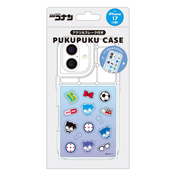 『名探偵コナン』ぷくぷくケース アクリルフレーク付き(iPhone17対応) 江戸川コナン