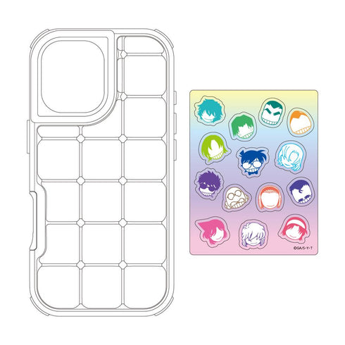 『名探偵コナン』ぷくぷくケース アクリルフレーク付き(iPhone17対応) 集合