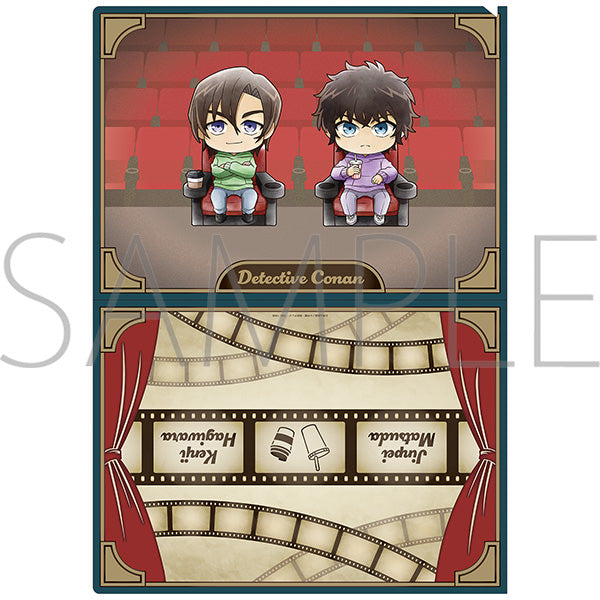 『名探偵コナン』クリアファイル 萩原研二・松田陣平 ミニキャラ 映画鑑賞