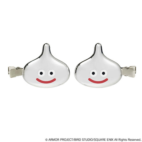 『ドラゴンクエスト』スマイルスライム コスメ&ビューティー メタルスライムのヘアクリップ 2P -メタリックバージョン-【202505再販】