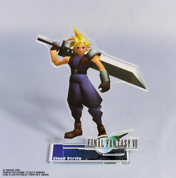 『ファイナルファンタジーVII』ポリゴンキャラクターアクリルスタンド クラウド・ストライフ