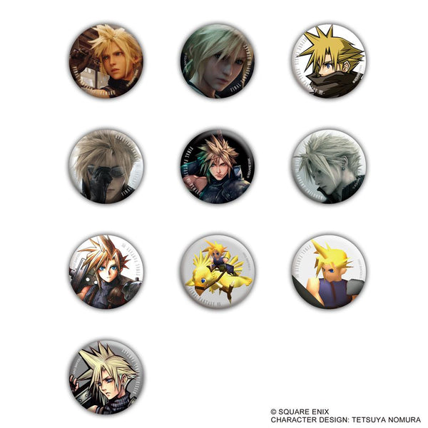 『ファイナルファンタジーVII』カンバッジコレクション クラウド・ストライフ Vol.1【BOX】【202509再販】