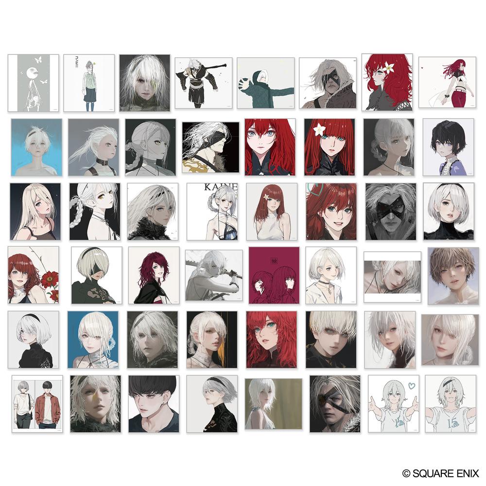 NieR 消セナイ記録 ミニ色紙 色紙 カイネ 全21種 コンプリート NieR 消セナイ記録 ミニ色紙 色紙 カイネ 全21種 コンプリート