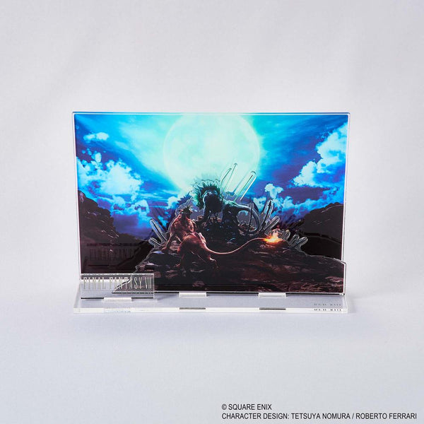 『ファイナルファンタジーVII リバース』アクリルジオラマ キーアート レッドXIII