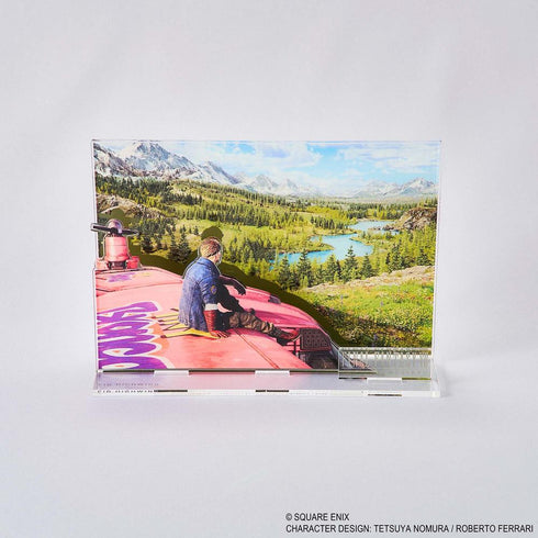 『ファイナルファンタジーVII リバース』アクリルジオラマ キーアート シド