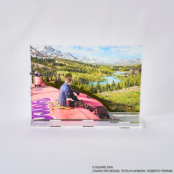 『ファイナルファンタジーVII リバース』アクリルジオラマ キーアート シド